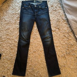 7 for all mankind modern straight denim